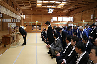 安全祈願祭・花見会