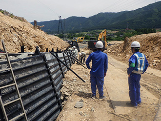 広瀬災害山腹工事
